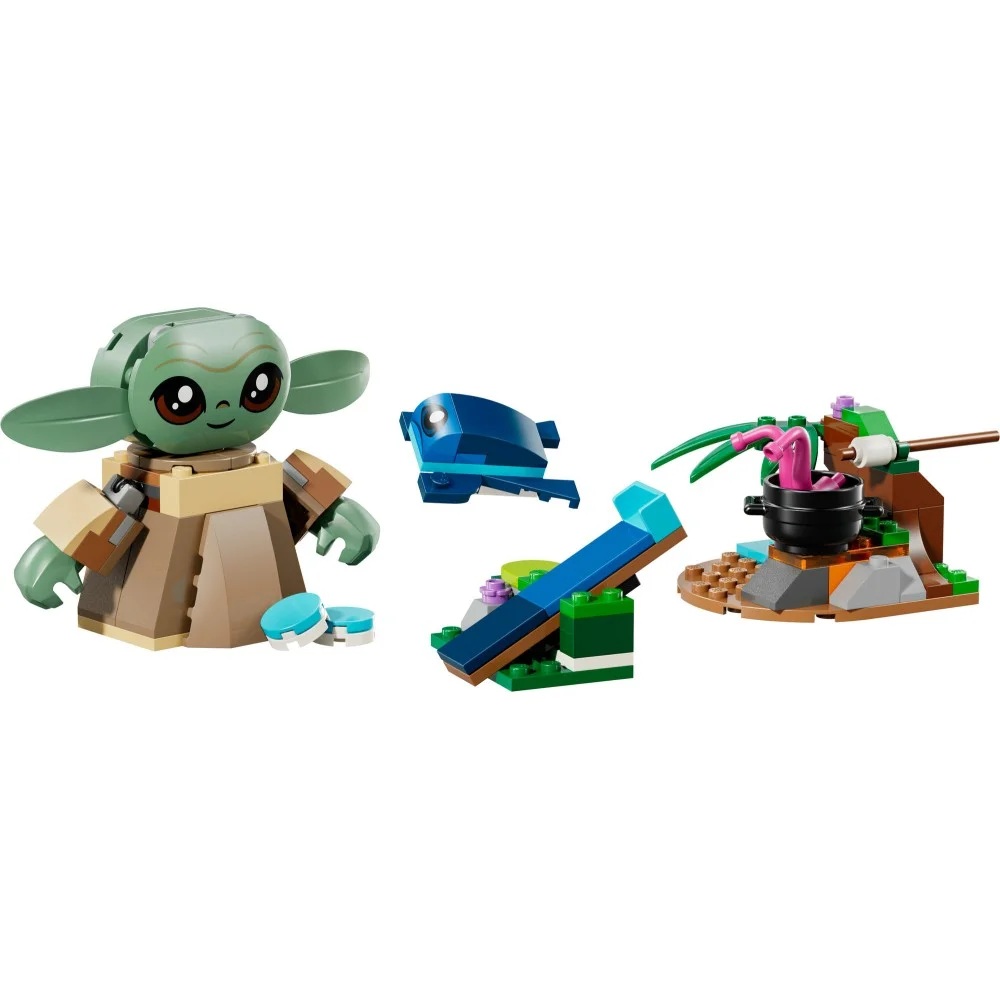 Klocki Lego Star Wars 75443 Dom Grogu, zabawki Nino Bochnia, pomysł na prezent dla 4 latka, lego Star Wars