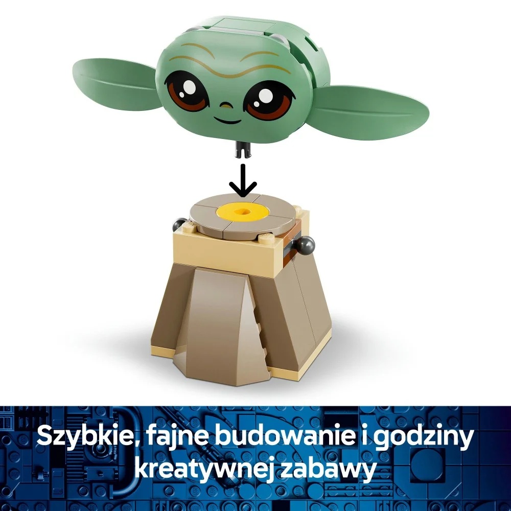 Klocki Lego Star Wars 75443 Dom Grogu, zabawki Nino Bochnia, pomysł na prezent dla 4 latka, lego Star Wars