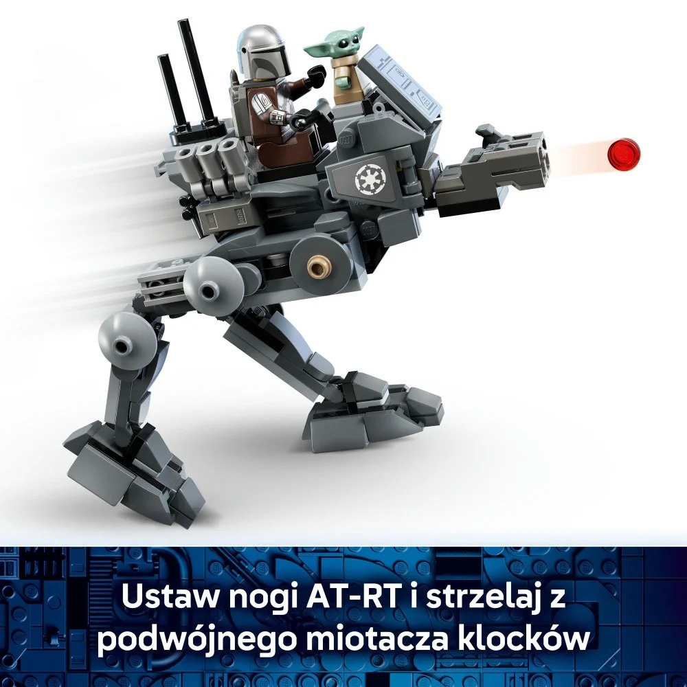 Klocki Lego Star Wars 75444 Atak AT-RT, zabawki nino bochnia, pomysł na prezent dla 8 latka, lego star wars