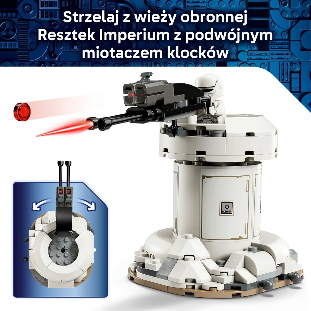 Klocki Lego Star Wars 75444 Atak AT-RT, zabawki nino bochnia, pomysł na prezent dla 8 latka, lego star wars