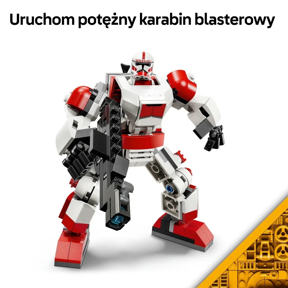 Klocki Lego Star Wars 75448 Mech klona Shock Troopera, zabawki Nino Bochnia, pomysł na prezent dla 6 latka, lego Star wars klocki