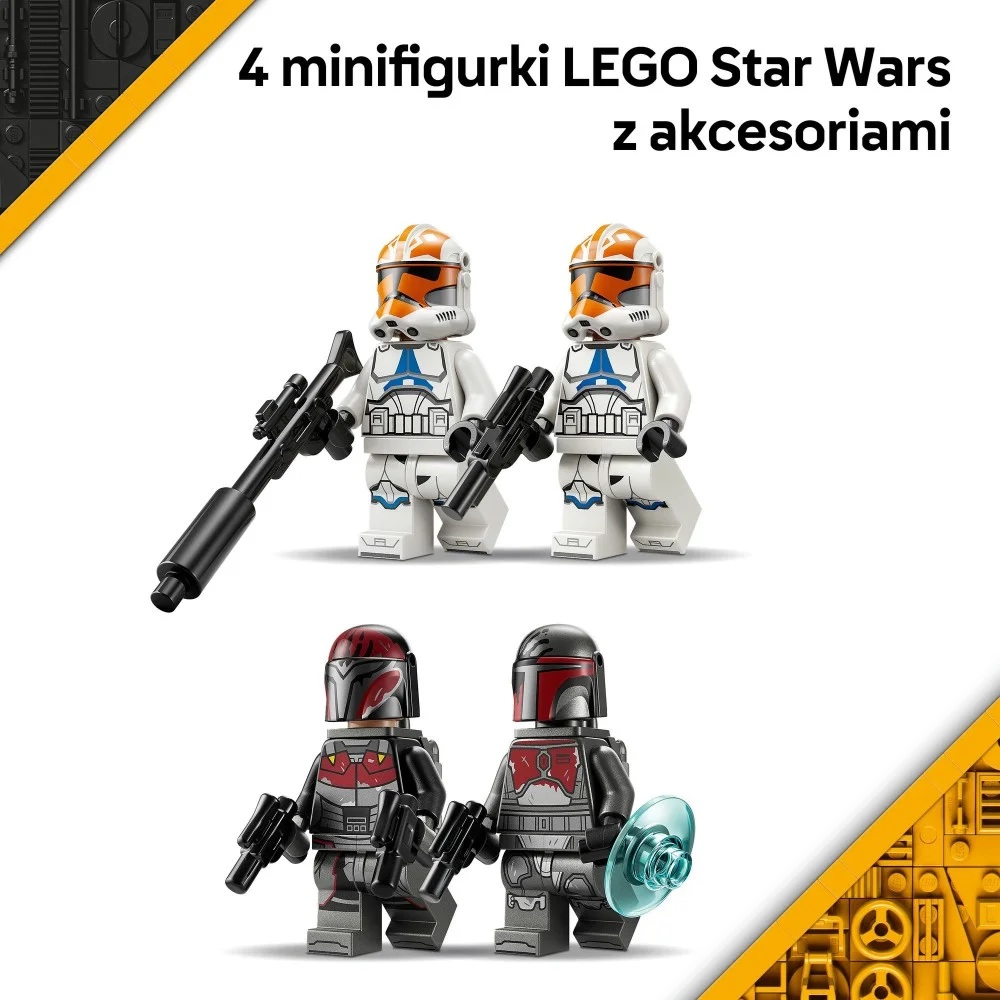Klocki Lego Star Wars 75449 Oblężenie Mandalory Zestaw bitewny, zabawki Nino Bochnia, pomysł na prezent dla 10 latka, lego Star Wars