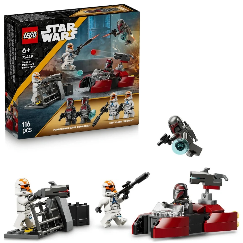 Klocki Lego Star Wars 75449 Oblężenie Mandalory Zestaw bitewny, zabawki Nino Bochnia, pomysł na prezent dla 10 latka, lego Star Wars