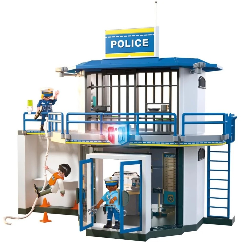 Playmobil City Action 71874 Posterunek policji z miejscem przesłuchań, zabawki nino bochnia, pomysł na prezent dla 5 latka, komisariat policji zabawka, anre Bochnia