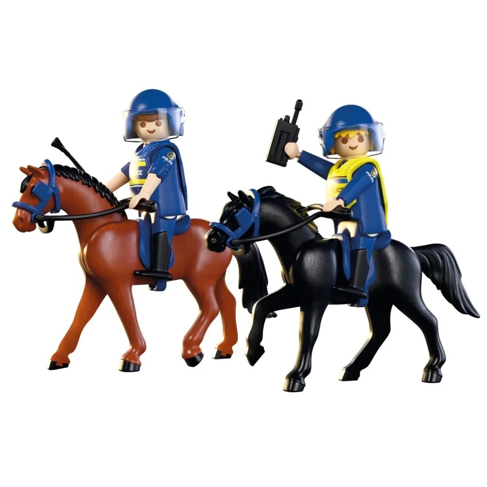 Playmobil City Action 71877 Policja konna, zabawki Nino Bochnia, pomysł na prezent dla 4 latka, playmobil policja z końmi