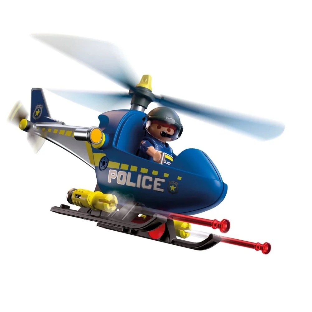 Playmobil City Action 72080 Policyjny helikopter z radarem, zabawki Nino Bochnia, pomysł na prezent dla 4 latka, playmobil helikopter, helikopter policyjny