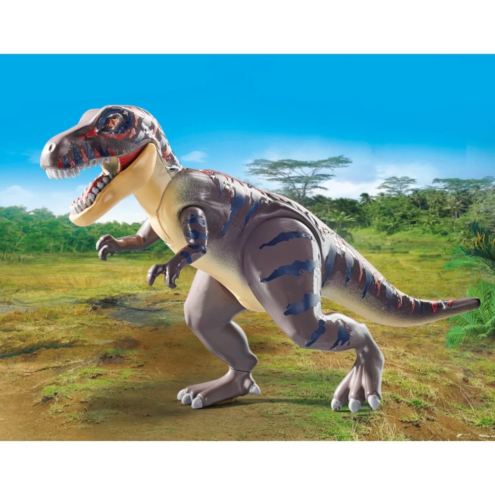 Playmobil Dinos 71524 W poszukiwaniu T-rexa, zabawki Nino Bochnia, pomysł na prezent dla 6 latka, dinozaur T-Rex playmobil