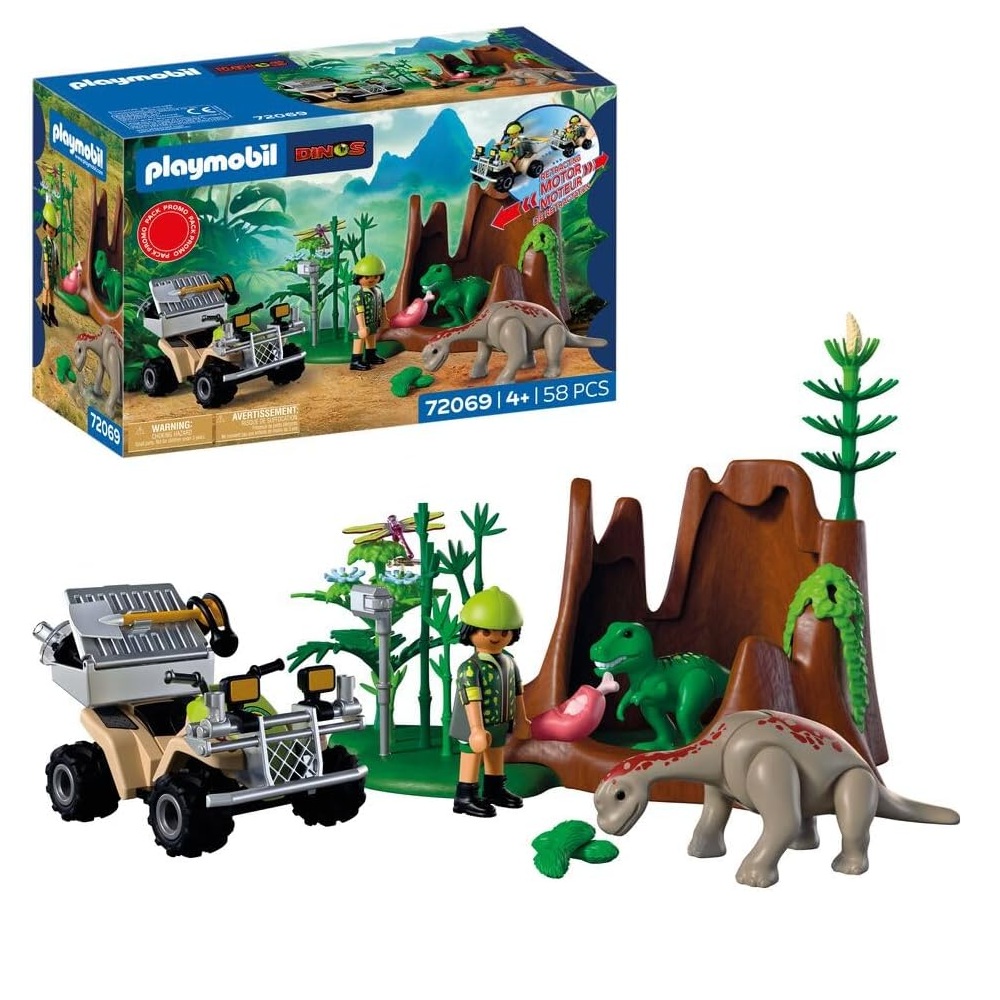 Playmobil Dinos 72069 Kryjówka dinozaura, zabawki nino Bochnia, pomysł na prezent dla 5 latka, playmobil dinozaury,