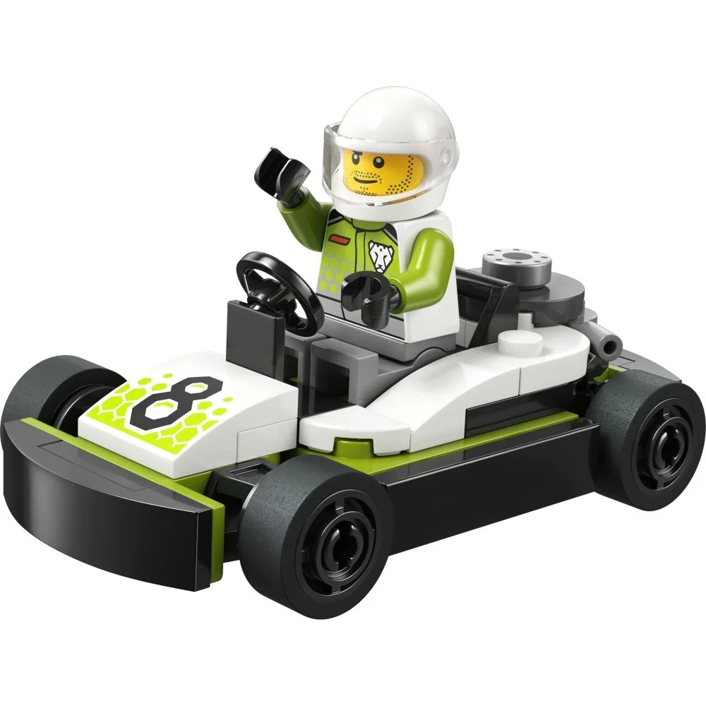 Klocki Lego City 30719 Gokart wyścigowy, zabawki Nino bochnia, pomysł na prezent dla 6 latka, klocki lego city mała formuła, tanie klocki lego city