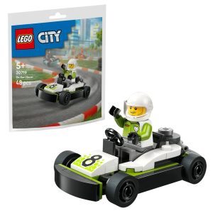 Klocki Lego City 30719 Gokart wyścigowy, zabawki Nino bochnia, pomysł na prezent dla 6 latka, klocki lego city mała formuła, tanie klocki lego city