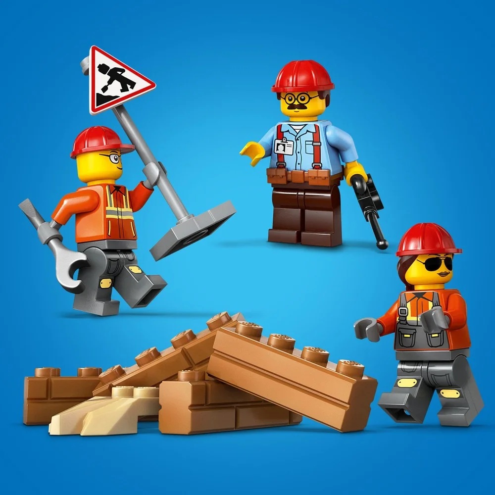 Klocki Lego City 60466 Żółty buldożer, zabawki nino Bochnia, pomysł na prezent dla 6 latka, lego plac budowy, maszyny budowlane lego spychacz