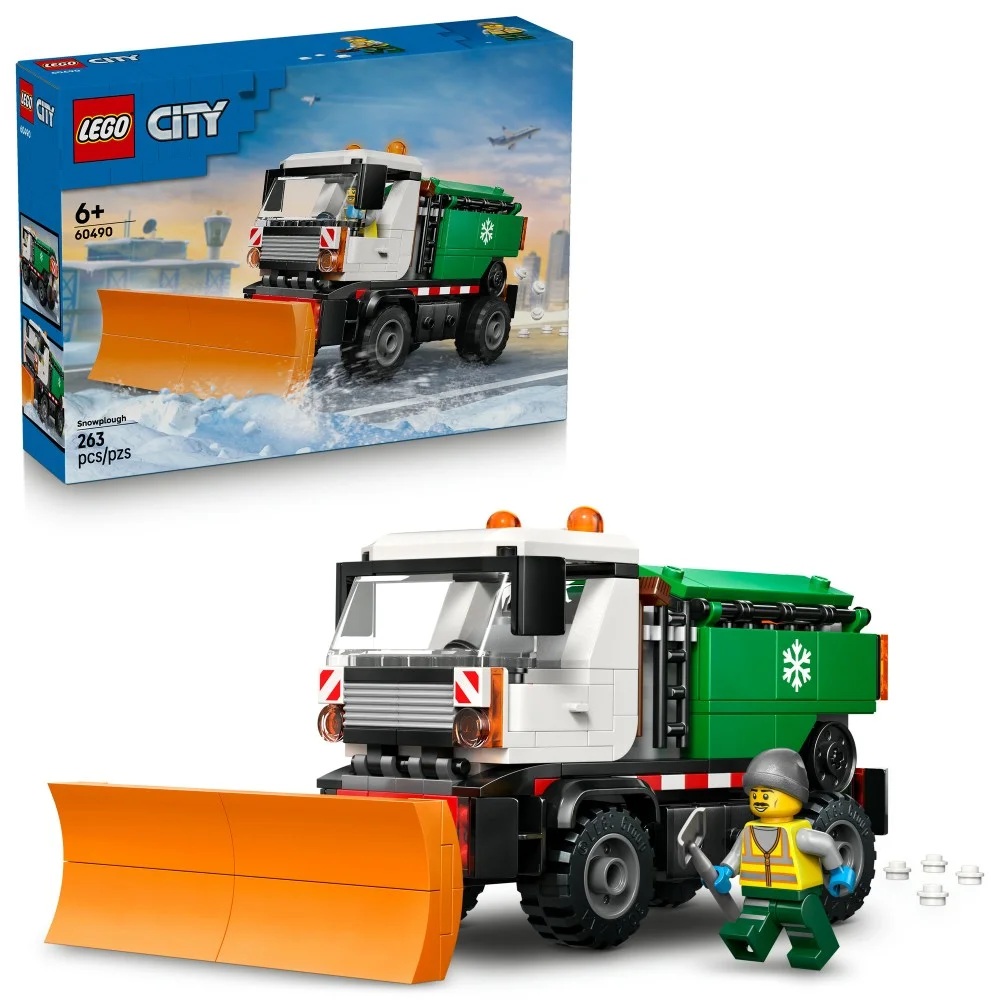 Klocki Lego City 60490 Pług śnieżny, zabawki Nino Bochnia, pomysł na prezent dla 7 latka. lego city 60490