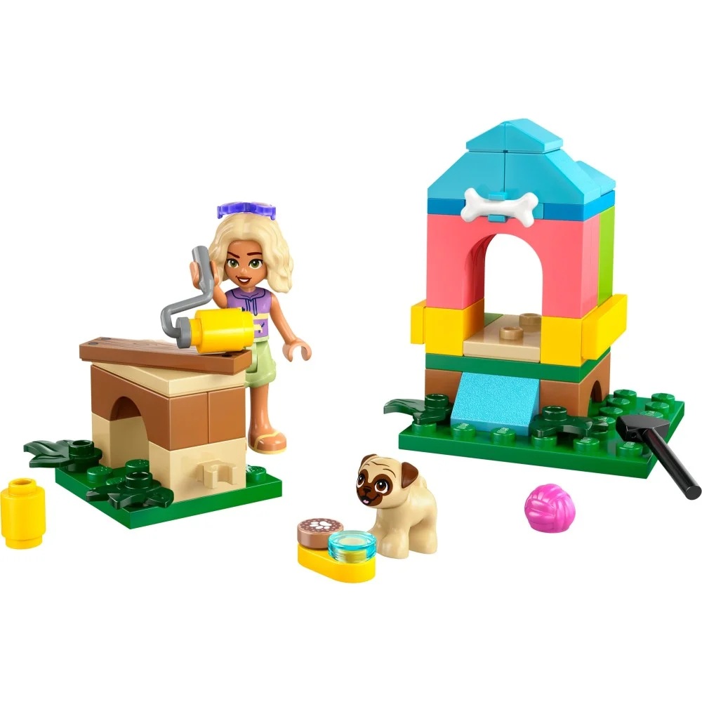 Klocki Lego Friends 30697 Buda dla psa Novy, zabawki Nino Bochnia, pomysł na prezent dla 6 latki, klocki lego w saszetce