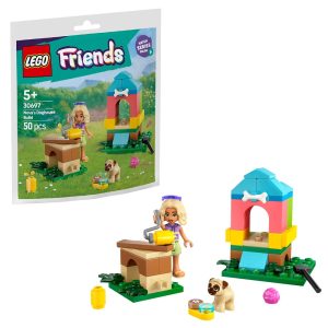 Klocki Lego Friends 30697 Buda dla psa Novy, zabawki Nino Bochnia, pomysł na prezent dla 6 latki, klocki lego w saszetce