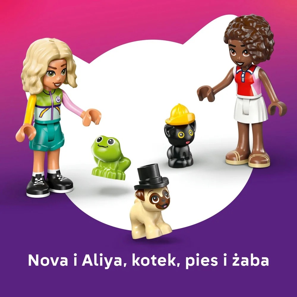 Klocki Lego Friends 42678 Furgonetka z akcesoriami dla zwierząt, zabawki Nino Bochnia, pomysł na prezent dla 5 latki, klocki lego dla dziewczynki, klocki lego Friends zestaw z pieskiem