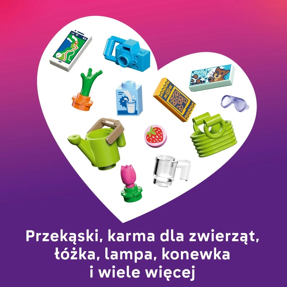 Klocki Lego Friends 42682 Domek na luksusowym kempingu, zabawki nino bochnia, pomysł na prezent dla 6 latki, lego friends 42682