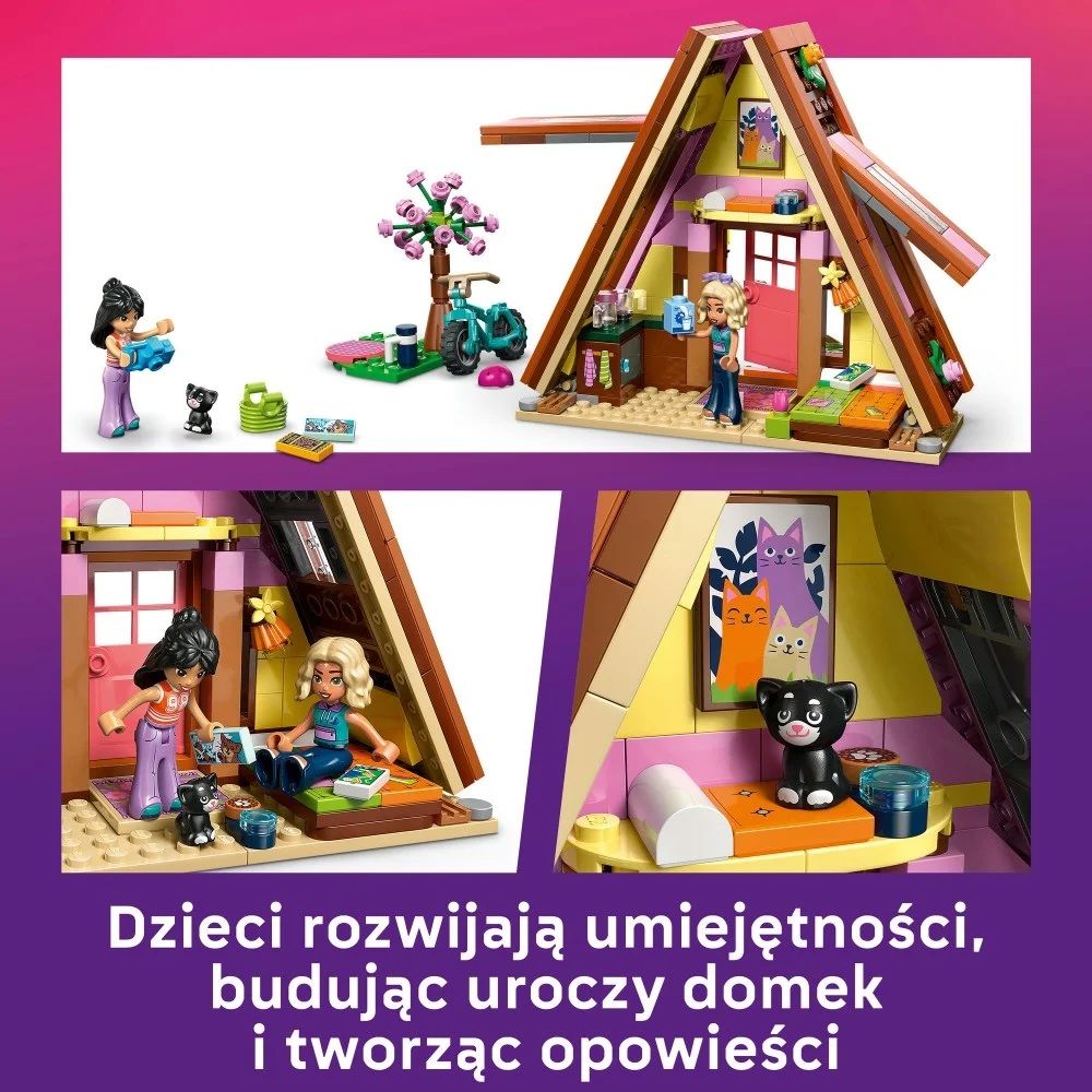 Klocki Lego Friends 42682 Domek na luksusowym kempingu, zabawki nino bochnia, pomysł na prezent dla 6 latki, lego friends 42682