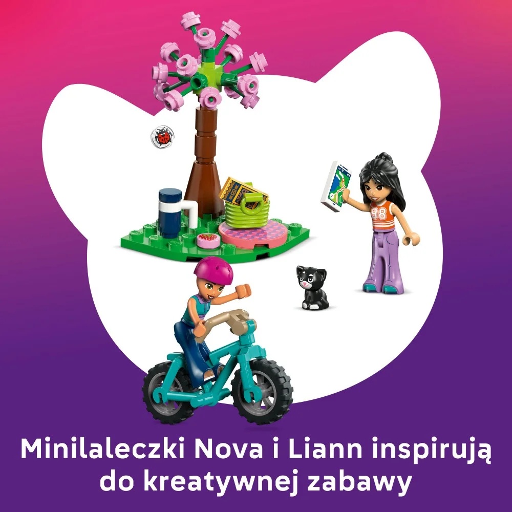 Klocki Lego Friends 42682 Domek na luksusowym kempingu, zabawki nino bochnia, pomysł na prezent dla 6 latki, lego friends 42682