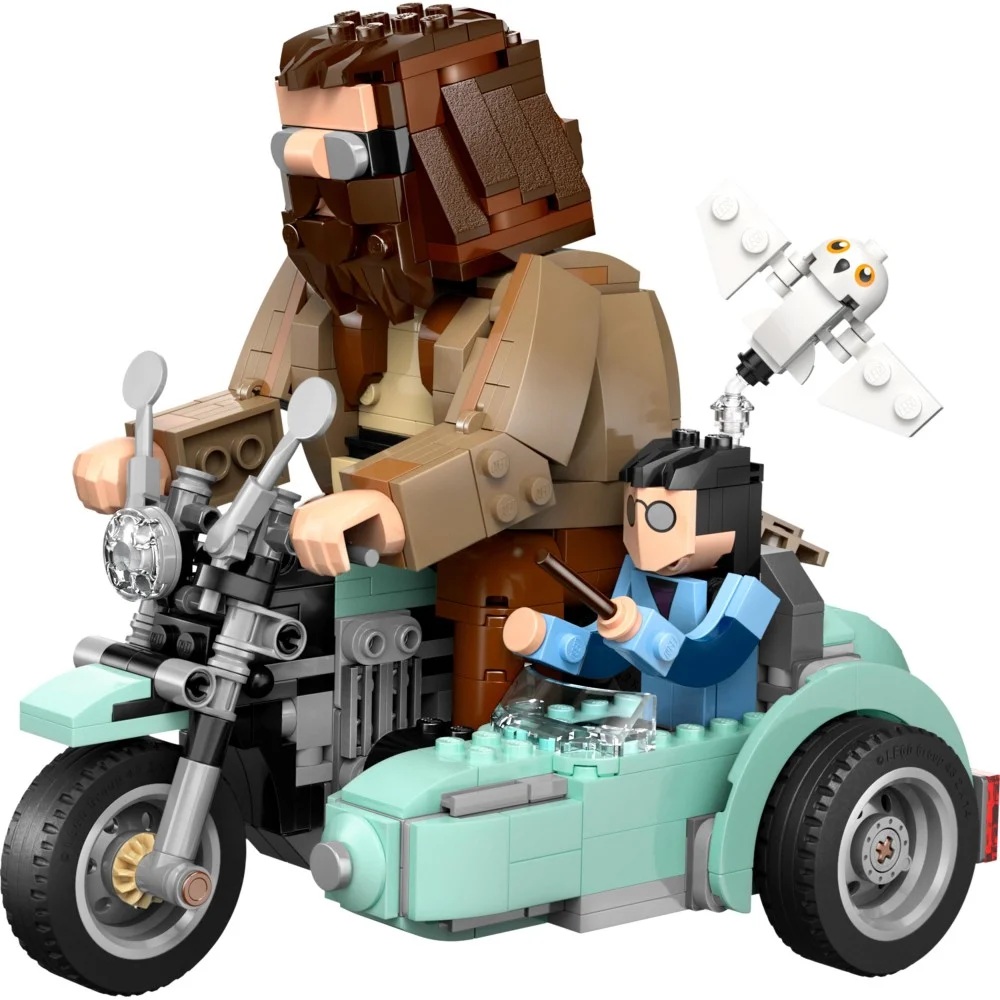 Klocki Lego Harry Potter 76443 przejażdżka motocyklowa Hagrida i Harryego, zabawki Nino bochnia, pomysł na prezent dla 8 latka, klocki lego Harry potter 76443