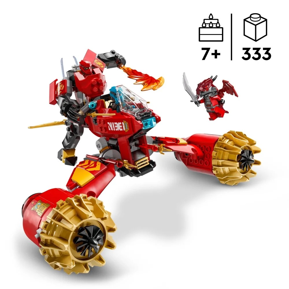 Klocki Lego Ninjago 71830 Burzowy jeździec Mech Kaia, zabawki nino Bochnia, pomysł na prezent dla 8 latka, lego ninjago, klocki Lego Ninjago mech Kaia 71830