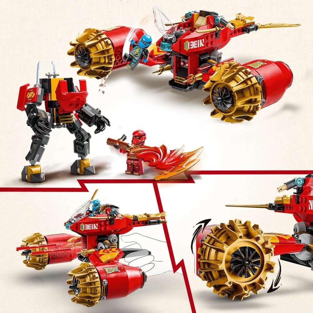 Klocki Lego Ninjago 71830 Burzowy jeździec Mech Kaia, zabawki nino Bochnia, pomysł na prezent dla 8 latka, lego ninjago, klocki Lego Ninjago mech Kaia 71830