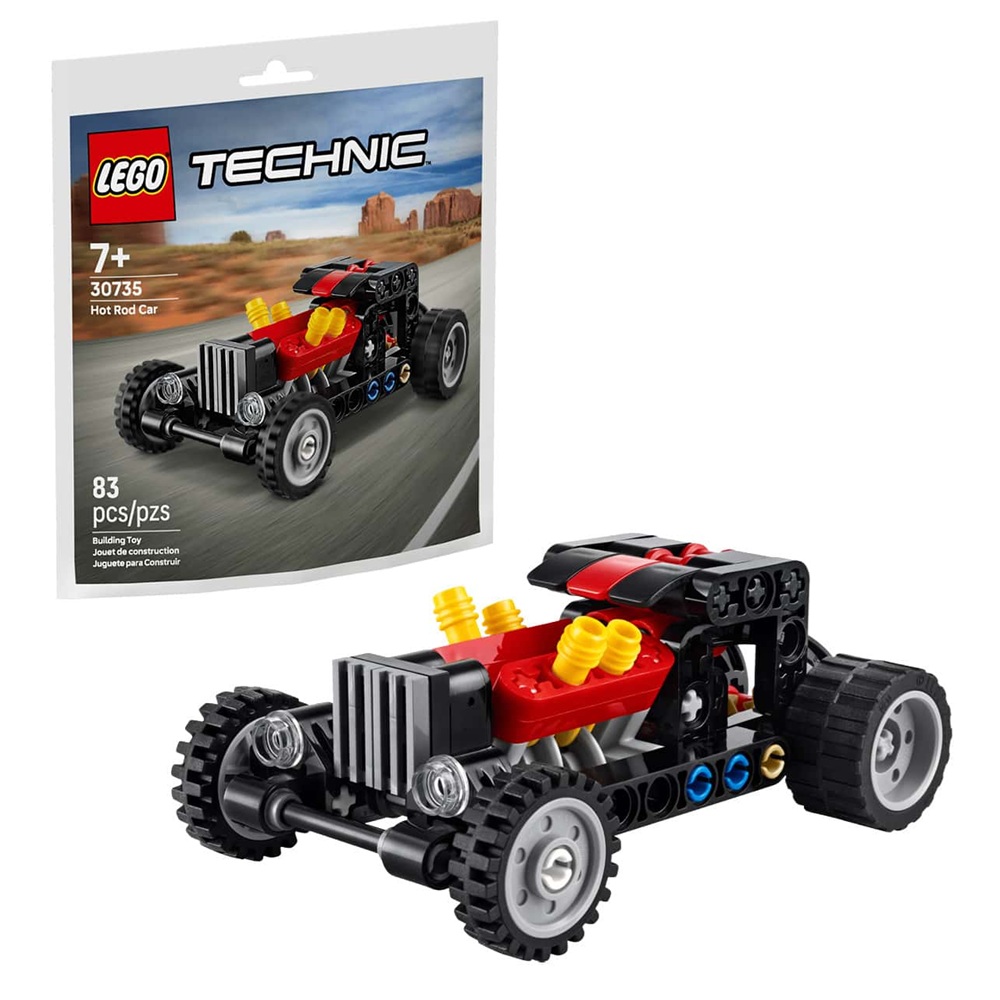 Klocki Lego Technic 30735 Hot rod, zabawki Nino Bochnia, pomysł na prezent dla 7 latka, lego w saszetce, tanie klocki lego technic