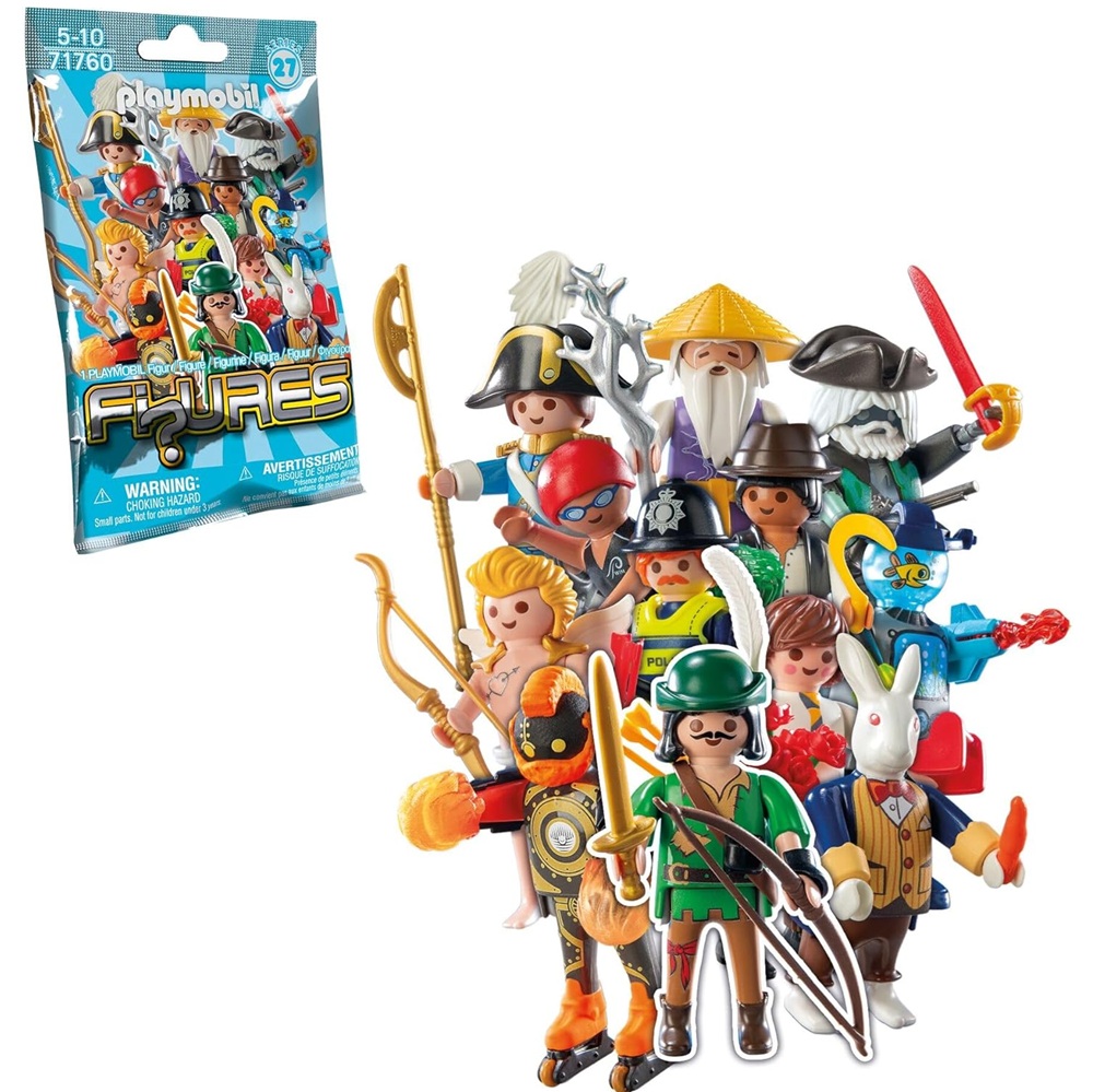Playmobil 71760 Figures boys Figurka niespodzianka seria 27, zabawki Nino Bochnia, pomysł na prezent dla 5 latka