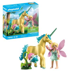 Playmobil 71842 Jednorożec do kolekcjonowania Sunshine Blossom z wróżką, zabawki Nino bochnia, pomysł na prezent dla 4 latki, playmobil wróżka i jednorożec