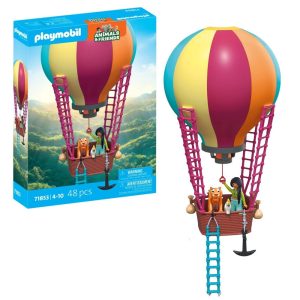 Playmobil Animals Friends 71853 Lot balonem, zabawki Nino bochnia, pomysł na prezent dla 5 latki, zwierzątka Playmobil