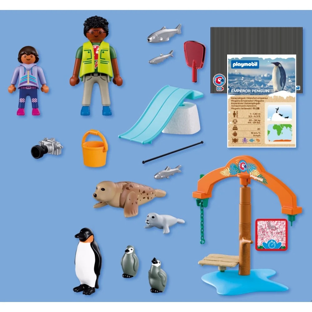 Playmobil Animals Friends 72073 Lodowa Ekspedycja, zabawki Nino bochnia, pomysł na prezent dla 4 latka, playmobil pingwiny
