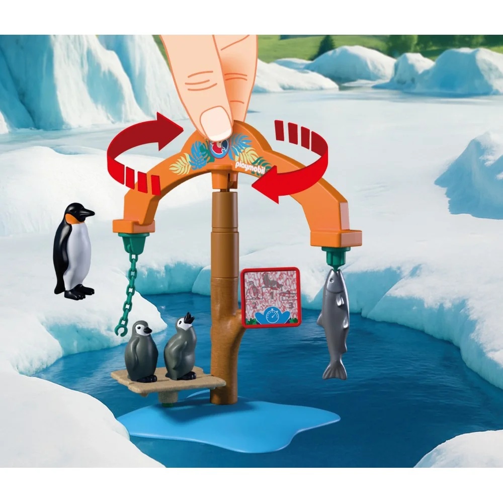 Playmobil Animals Friends 72073 Lodowa Ekspedycja, zabawki Nino bochnia, pomysł na prezent dla 4 latka, playmobil pingwiny