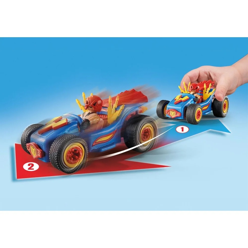 Playmobil Funstars Racing 71632 Wrestler Gokart, zabawki Nino Bochnia, pomysł na prezent dla 5 latka, playmobil samochodzik