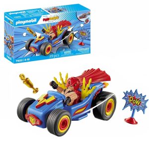 Playmobil Funstars Racing 71632 Wrestler Gokart, zabawki Nino Bochnia, pomysł na prezent dla 5 latka, playmobil samochodzik