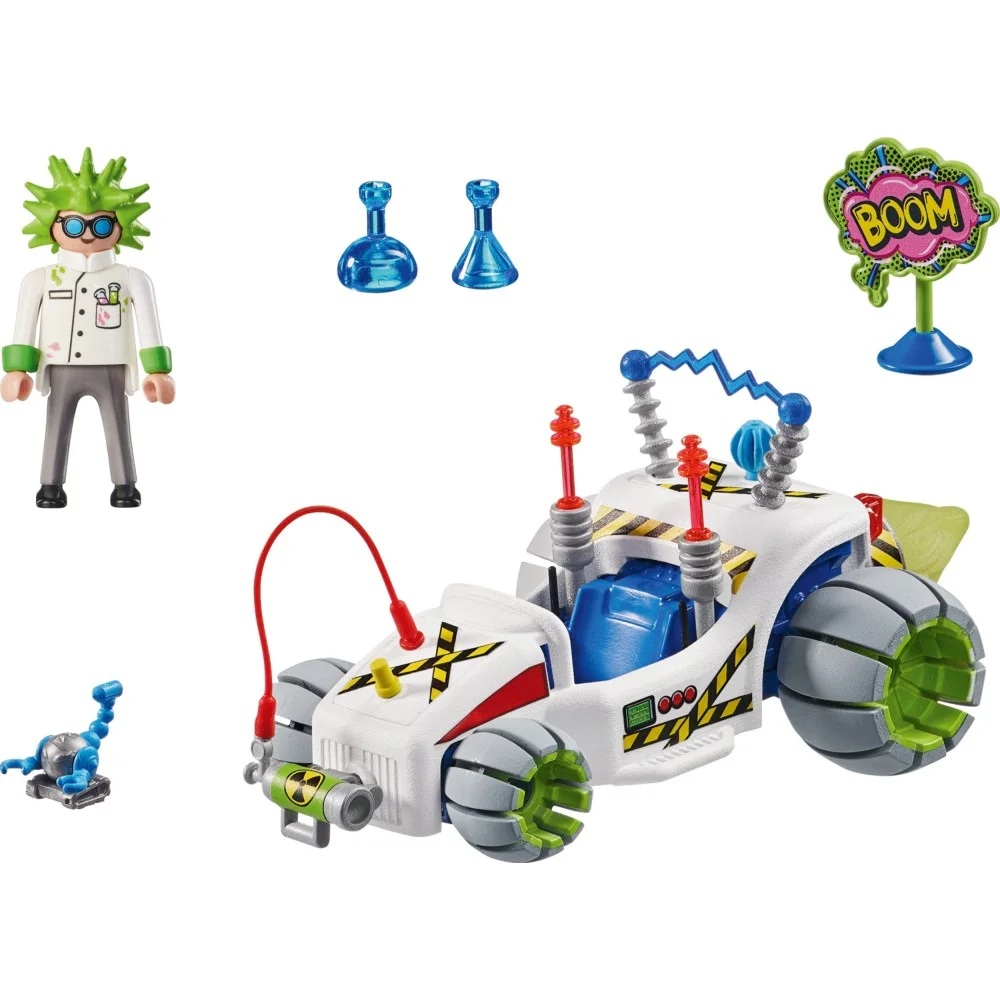 Playmobil Funstars Racing 71633 Profesor Gokart, zabawki Nino Bochnia, pomysł na prezent dla 4 latka, playmobil samochodzik