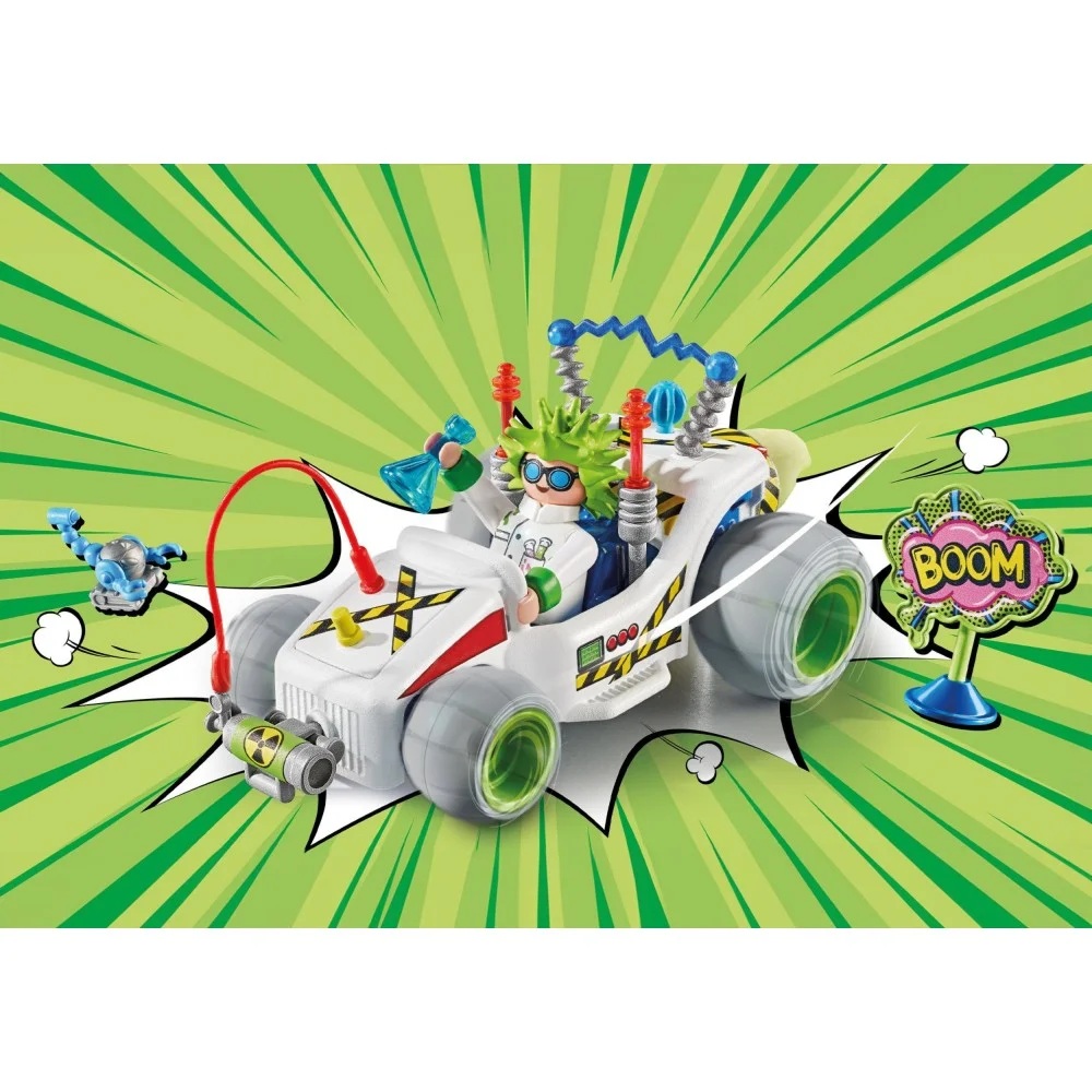 Playmobil Funstars Racing 71633 Profesor Gokart, zabawki Nino Bochnia, pomysł na prezent dla 4 latka, playmobil samochodzik