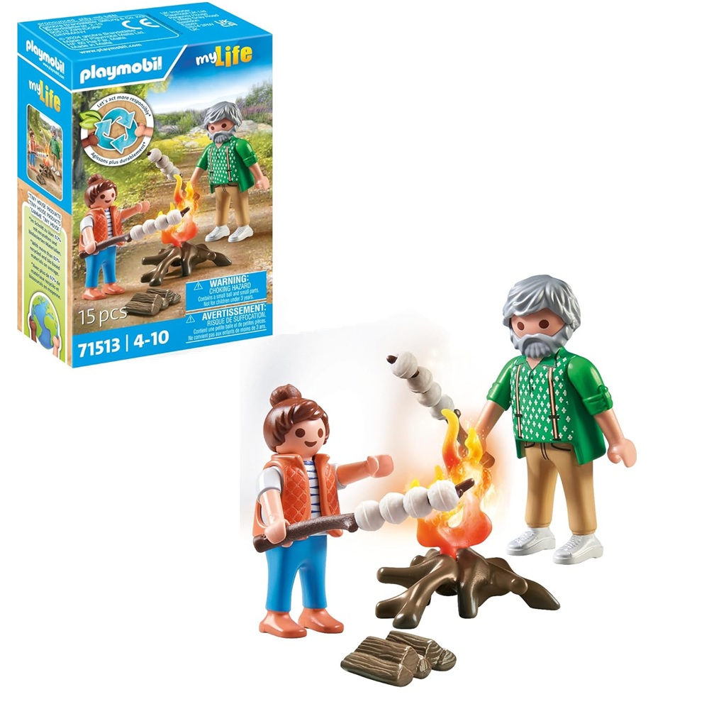 Playmobil My Life 71513 Ognisko z piankami, zabawki nino Bochnia, pomysł na prezent dla 5 latka, playmobil figurki, playmobil ognisko