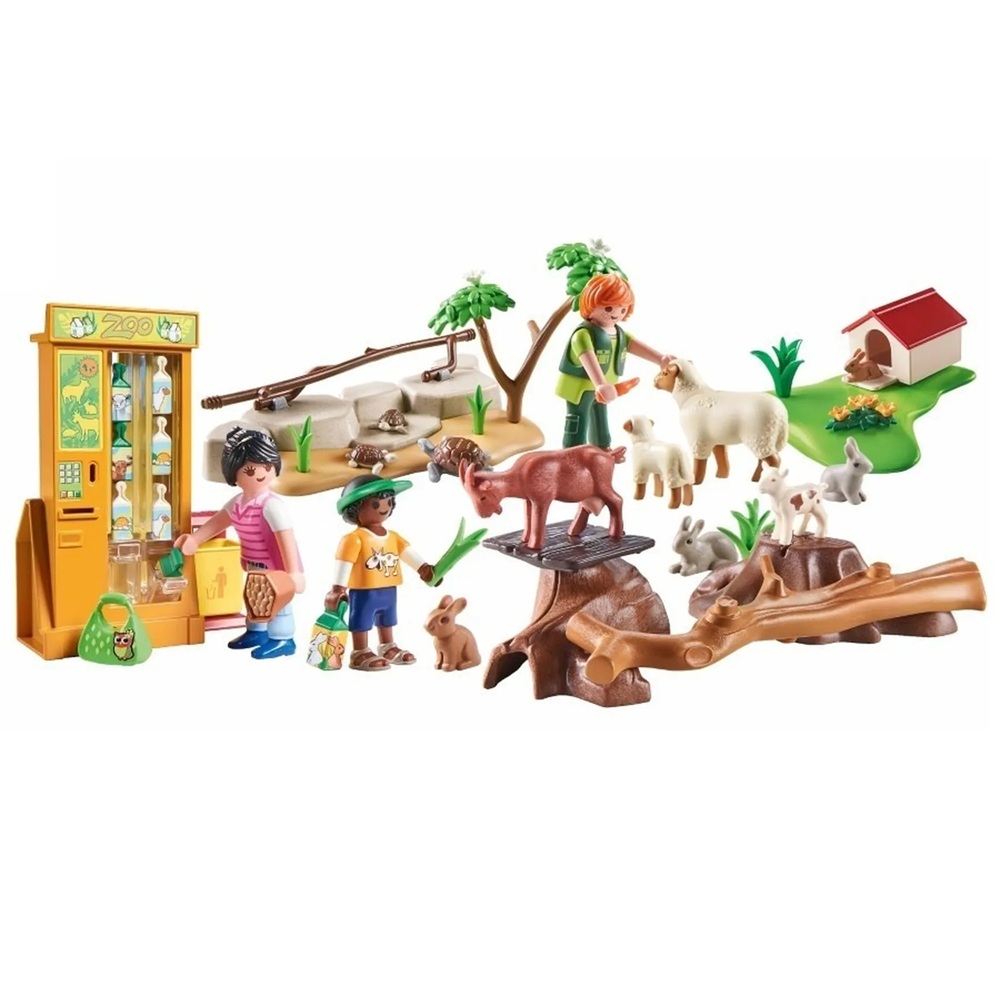 Playmobil My Life 72007 Mini Zoo, zabawki Nino Bochnia, pomysł na prezent dla 5 latki, playmobil zwierzątka