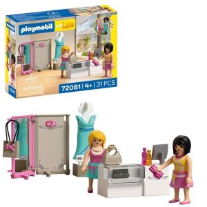 Playmobil My Life 72081 Stylowe studio mody, zabawki Nino Bochnia, pomysł na prezent dla 6 latki, playmobil projektantka mody