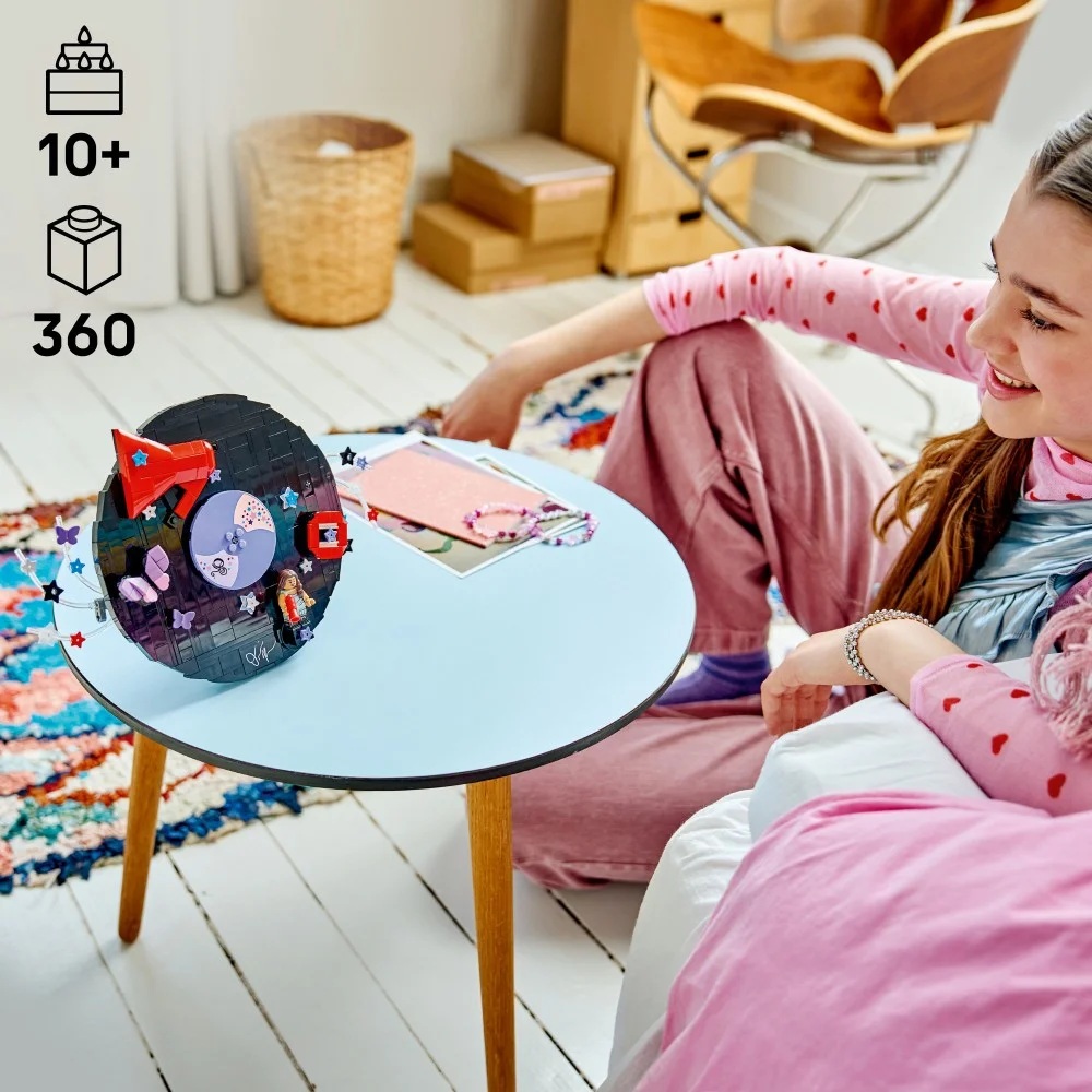 Klocki Lego Editions 43028 Płyta winylowa Olivii Rodrigo, zabawki Nino Bochnia, pomysł na prezent dla 10 latki, lego z Oliwią Rogrigo