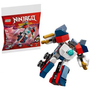 Klocki Lego Ninjago 30699 Wielofunkcyjny minimech ninja, zabawki Nino Bochnia, pomysł na prezent dla 5 latka, klocki lego ninjago w saszetce