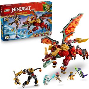 Klocki Lego Ninjago 71868 Transformujący Smoczy mech Wyldfyre, zabawki nino Bochnia, pomysł na prezent dla 8 latka, klocki Lego Ninjago Smoczy mech Wyldfyre