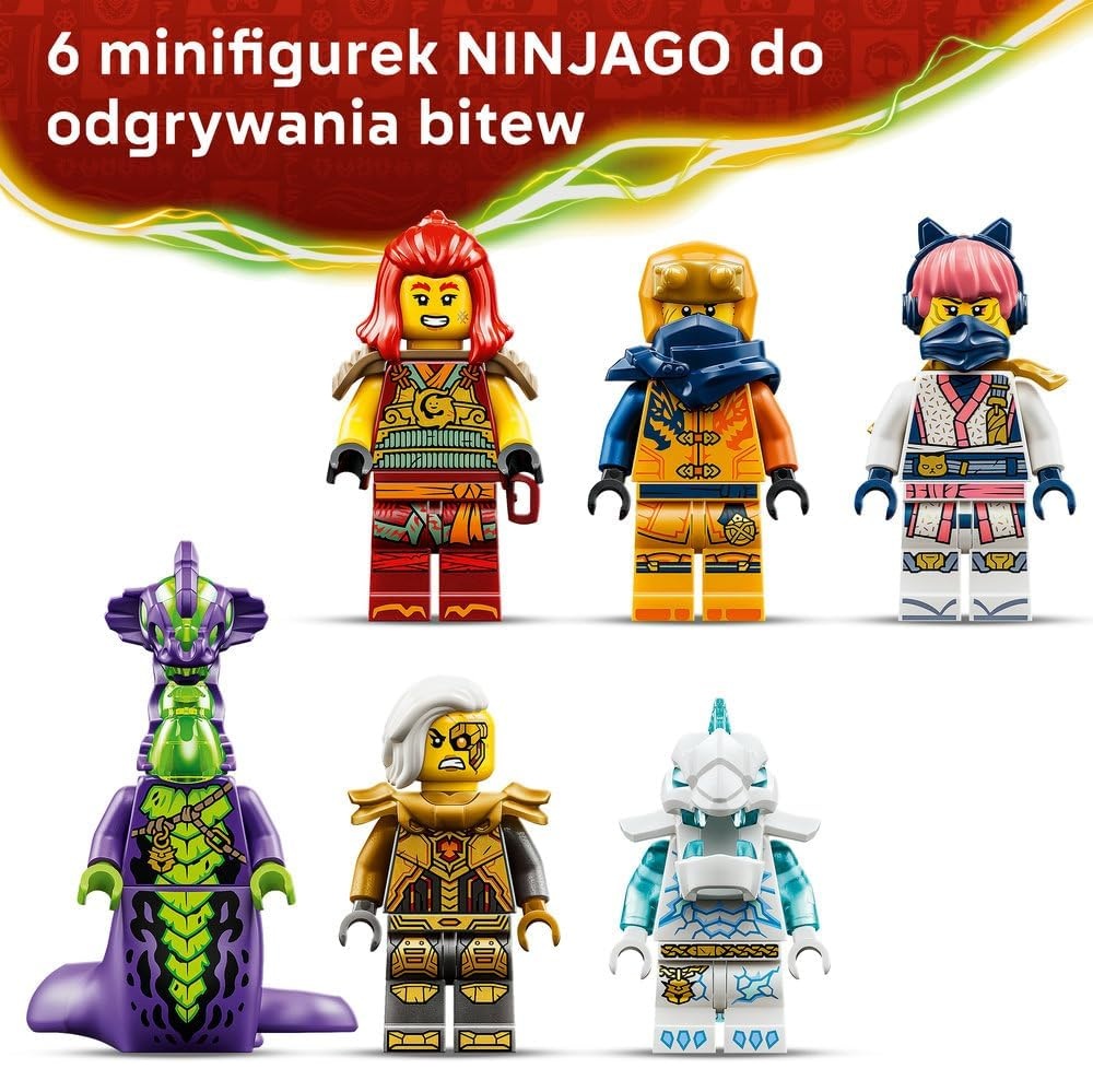 Klocki Lego Ninjago 71868 Transformujący Smoczy mech Wyldfyre, zabawki nino Bochnia, pomysł na prezent dla 8 latka, klocki Lego Ninjago Smoczy mech Wyldfyre