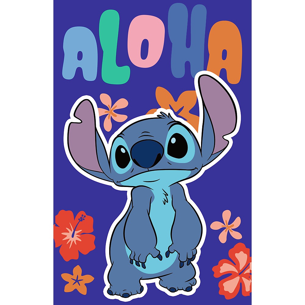 Trefl Puzzle 100 el Lilo i Stitch Plażowe dni plakat kolekcjonerski 16553, zabawki Nino Bochnia, pomysł na prezent dla 5 latki, puzzle ze Stitchem