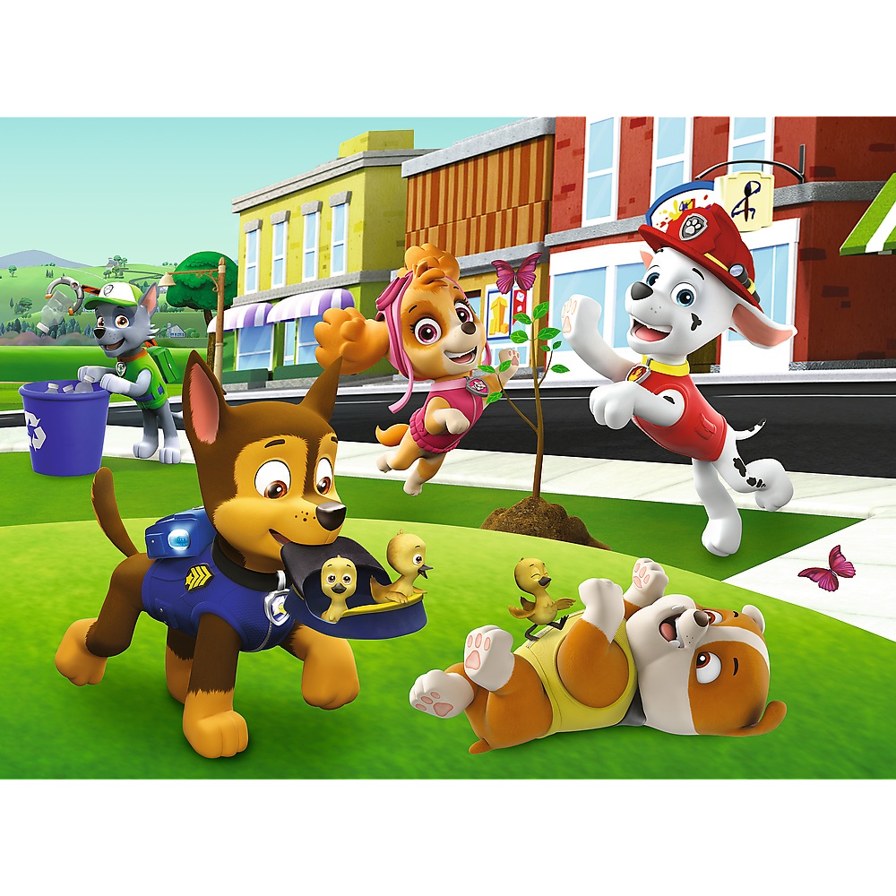 trefl puzzle 30 el Psi Patrol Pieski w akcji 18306, zabawki Nino Bochnia, pomysł na prezent dla 4 latka, puzzle z Psim patrolem, pieski Psi Patrol