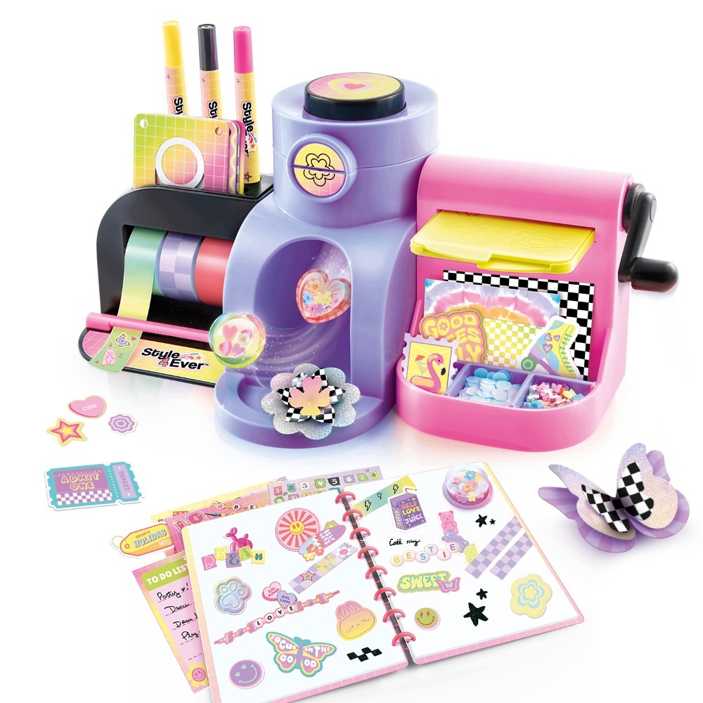 Epee Papierowe Kreacje Studio Scrapbookingu 4w1, zabawki Nino Bochnia, pomysł na prezent dla 7 latki, zestaw do projektowania kartek, wycinania, dekorowania, Duży zestaw do Scrapbookingu dla 7 latki