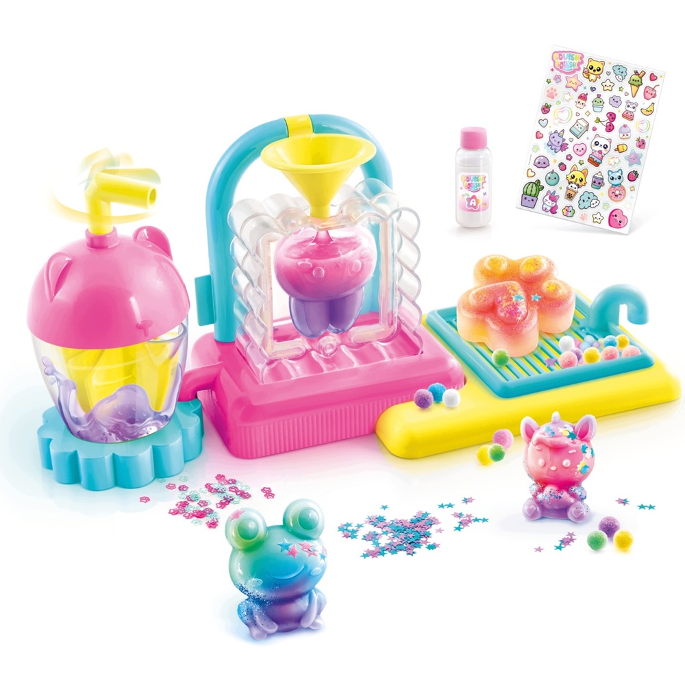 Epee Projekt Squishy Fabryka gniotków Diy, zabawki Nino Bochnia, pomysł na prezent dla 6 latki, zestaw kreatywny dla dziewczynki, zestaw do robienia gniotków slimów
