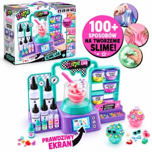 Epee So Slime Slimomix Laboratorium Slime, zabawki Nino Bochnia, pomysł na prezent dla 6 latki, zestaw do robienia slime, masa plastyczna slime - zestaw do robienia slajmów