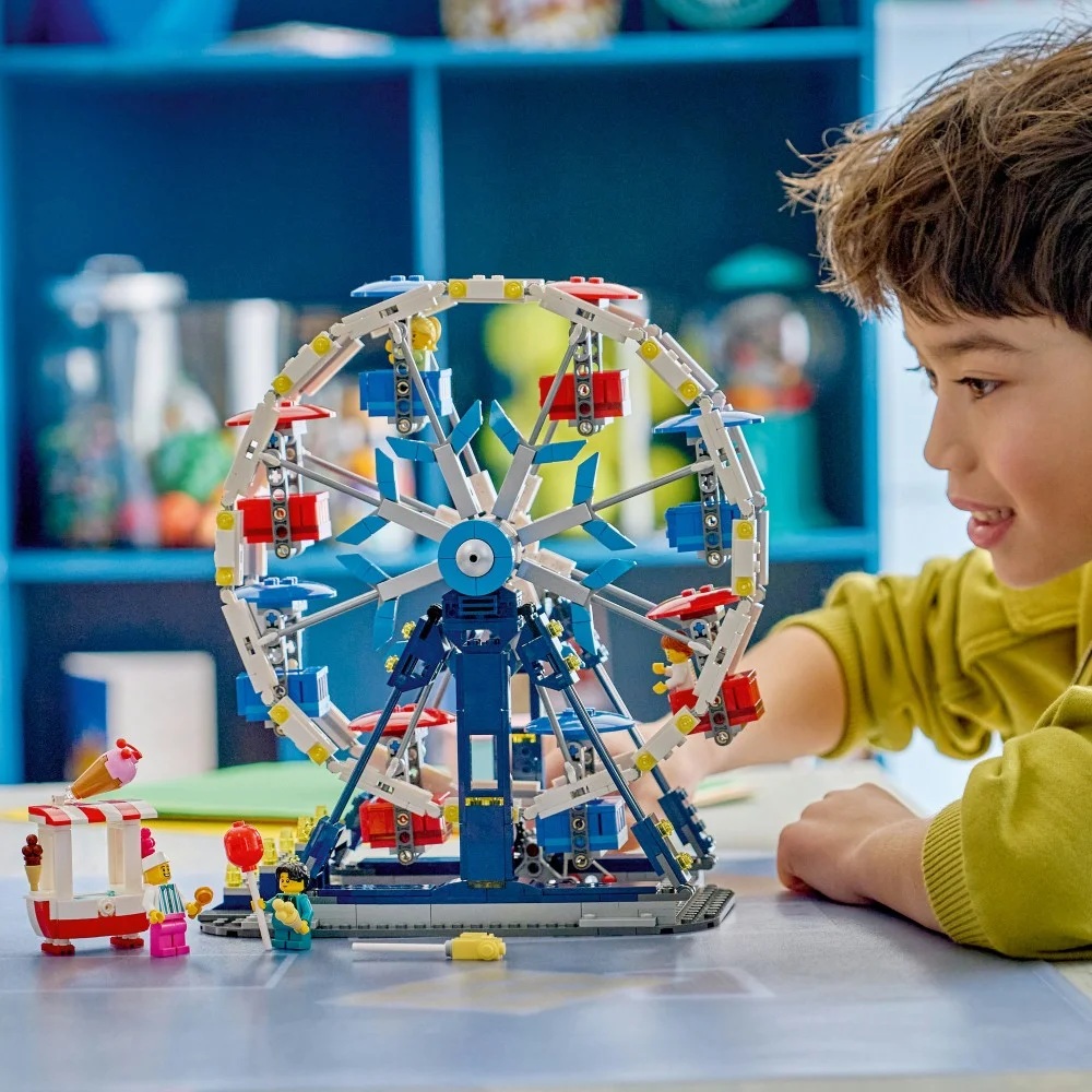 Klocki Lego Creator 31389 Kultowy Diabelski młyn, zabawki Nino Bochnia, pomysł na prezent dla 8 latka, lego Creator diabelski młyn, klocki lego 3w1, co kupić 8 latkowi na urodziny