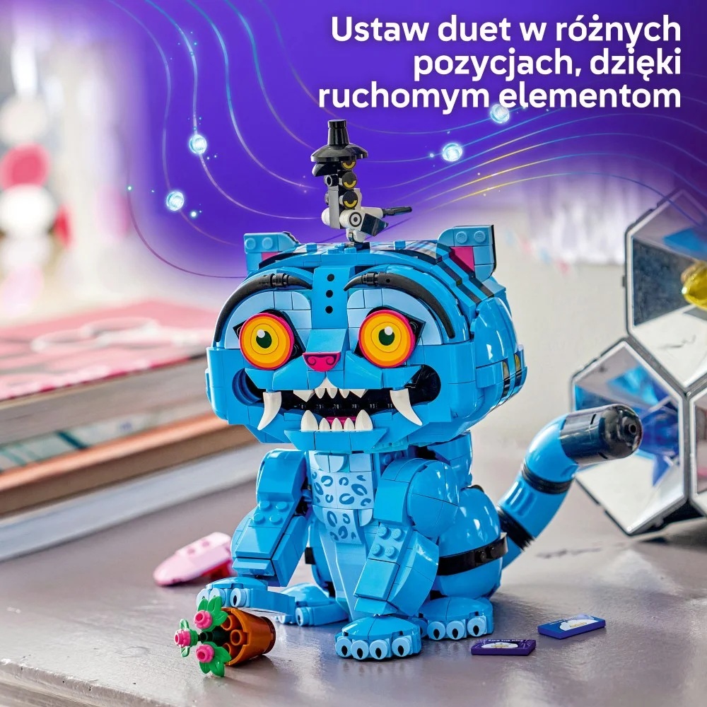 Klocki Lego K-Pop Demon Hunters 72537 Tygrys Derpy i sroka Sussie, zabawki nino Bochnia, pomysł na prezent dla 9 latki, klocki lego demon hunters tygrys