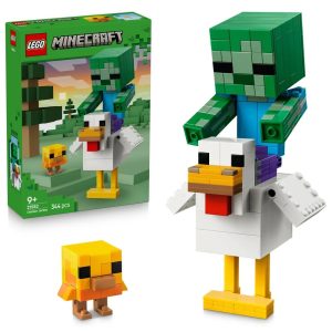 Klocki Lego Minecraft 21582 Kurzy jeździec, zabawki Nino Bochnia, pomysł na prezent dla 8 latka, lego minecraft 21582